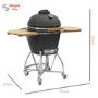 Refurbished Boss Grill The Egg XL - 22 Inch Ceramic Kamado Style Charcoal Egg BBQ Grill