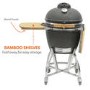 Refurbished Boss Grill The Egg XL - 22 Inch Ceramic Kamado Style Charcoal Smoker BBQ Grill