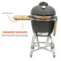 Boss Grill The Egg XL - 22 Inch Ceramic Kamado Style Charcoal Smoker BBQ Grill