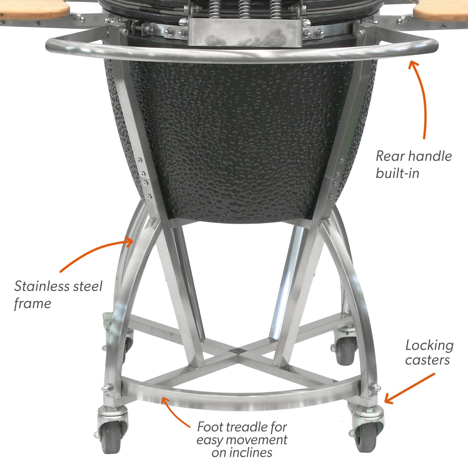 Boss Grill EIQEGGXL2 The Egg XL 22 Inch Ceramic Kamado Style Charcoal Egg BBQ Grill Boss Grill EIQEGGXL2 The Egg XL 22 Inch Ceramic Kamado Style Charcoal Egg BBQ Grill