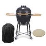 Refurbished Boss Grill eiqeggxl The Egg XL 22 Inch Ceramic Kamado Style Charcoal Egg BBQ Grill