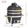 Boss Grill EIQEGGXS The Egg XS - 15 Inch Ceramic Kamado Style Charcoal Egg BBQ Grill    