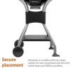 Boss Grill EIQELECBBQBLACK Compact Electric BBQ Grill With Cover - Black         