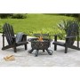 electriQ Fire pit with grill function