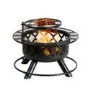 electriQ Fire pit with grill function