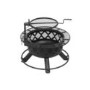 electriQ Fire pit with grill function