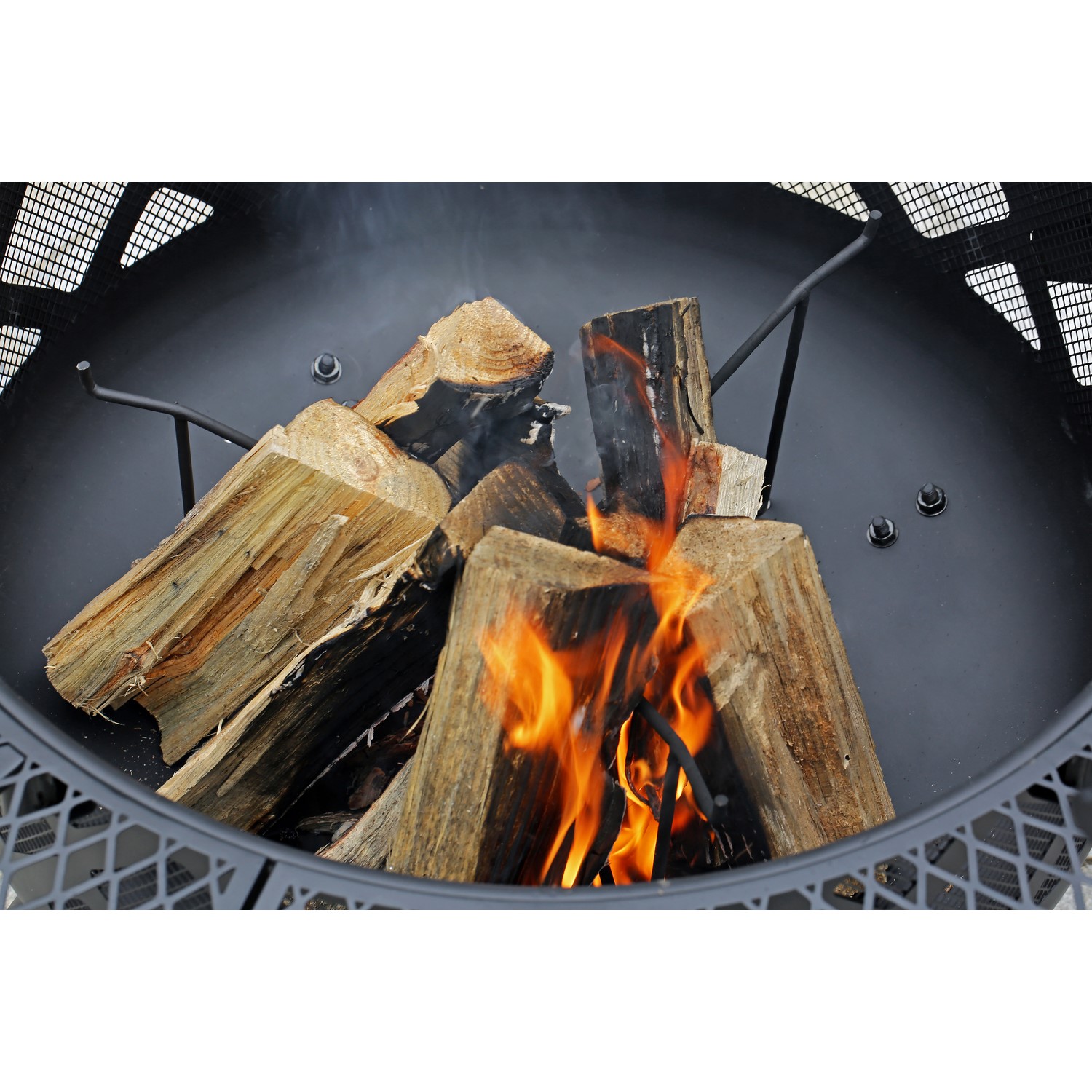 Fire pit charcoal online grill