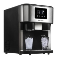 Refurbished electriQ eiqicecm Countertop Ice Maker With Ice Crusher and Water Dispenser Stainless Steel/Black Refurbished electriQ eiqicecm Countertop Ice Maker With Ice Crusher and Water Dispenser Stainless Steel/Black