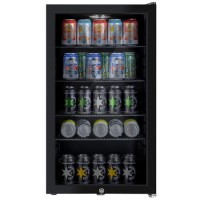 electriQ 98 Litre Drinks Fridge - Black electriQ 98 Litre Drinks Fridge - Black