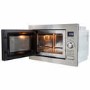 electriQ Built-In 900W Microwave with Grill - Stainless Steel