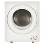 electriQ 2.5kg Mini Compact Vented Tumble Dryer - White