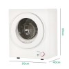 electriQ 2.5kg &amp; Wall Mountable Vented Tumble Dryer - White
