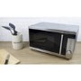 GRADE A1 - ElectriQ 20L 800W Freestanding Microwave with Digital Display in Stainless Steel - EIQMW20LSS