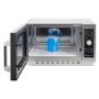 GRADE A3 - electriQ 34 litre 1000w Flatbed Commercial Heavy Duty Freestanding Microwave in Stainless Steel