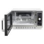 GRADE A3 - electriQ 34 litre 1000w Flatbed Commercial Heavy Duty Freestanding Microwave in Stainless Steel