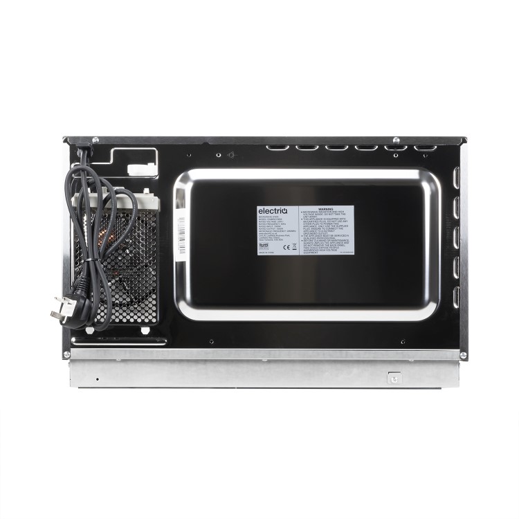 GRADE A3 - electriQ 34 litre 1000w Flatbed Commercial Heavy Duty Freestanding Microwave in Stainless Steel
