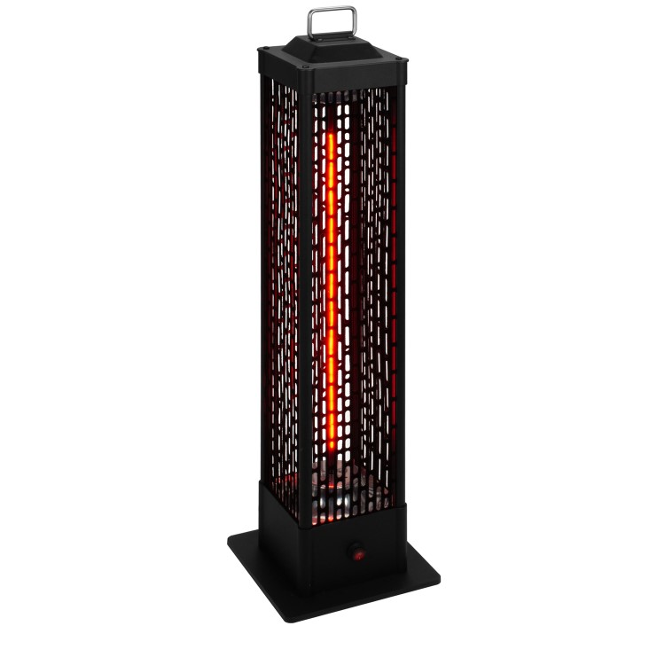 Refurbished electriQ Portable Electric Patio Heater 1500W - 80cm