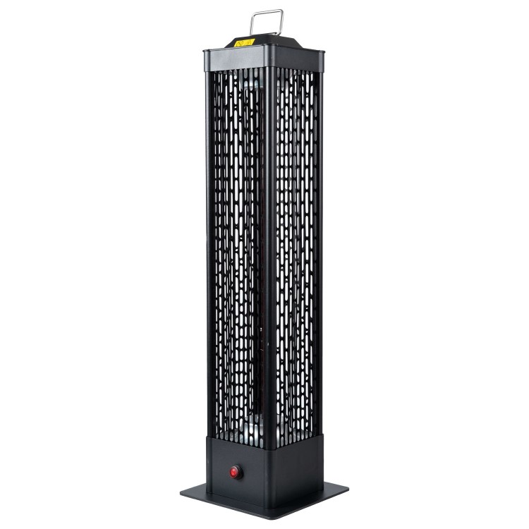 Refurbished electriQ Portable Electric Patio Heater 1500W - 80cm