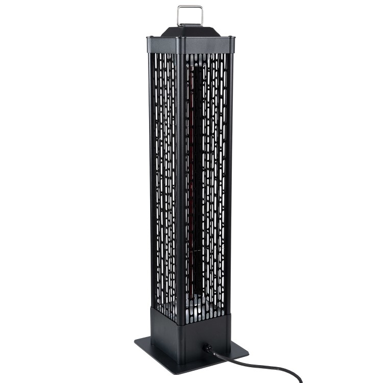 Refurbished electriQ Portable Electric Patio Heater 1500W - 80cm