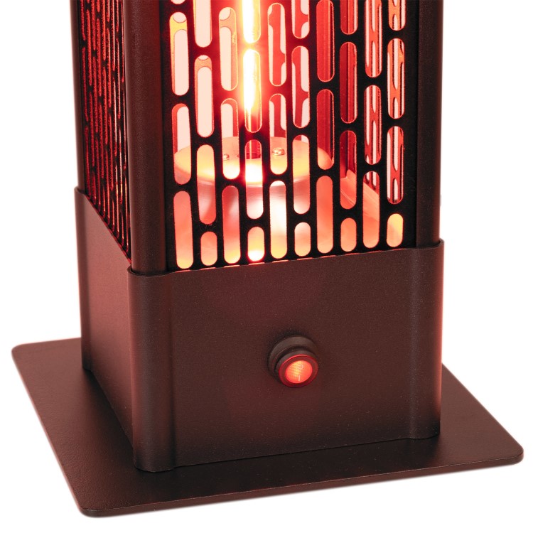 Refurbished electriQ Portable Electric Patio Heater 1500W - 80cm
