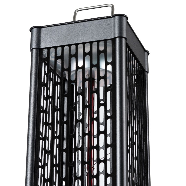 Refurbished electriQ Portable Electric Patio Heater 1500W - 80cm