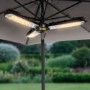 Refurbished electriQ Outdoor Overhead Parasol Heater - Black