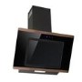 Refurbished electriQ eiqsrg60 60cm Sloping Black and Rose Gold Cooker Hood