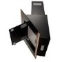 Refurbished electriQ eiqsrg60 60cm Sloping Black and Rose Gold Cooker Hood