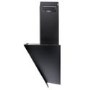 Refurbished electriQ eiqsrg60 60cm Sloping Black and Rose Gold Cooker Hood