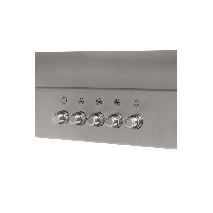 electriQ 60cm Visor Cooker Hood - Stainless Steel