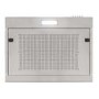 electriQ 60cm Visor Cooker Hood - Stainless Steel
