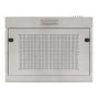 electriQ 60cm Visor Cooker Hood - Stainless Steel