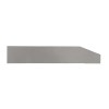 electriQ 60cm Visor Cooker Hood - Stainless Steel