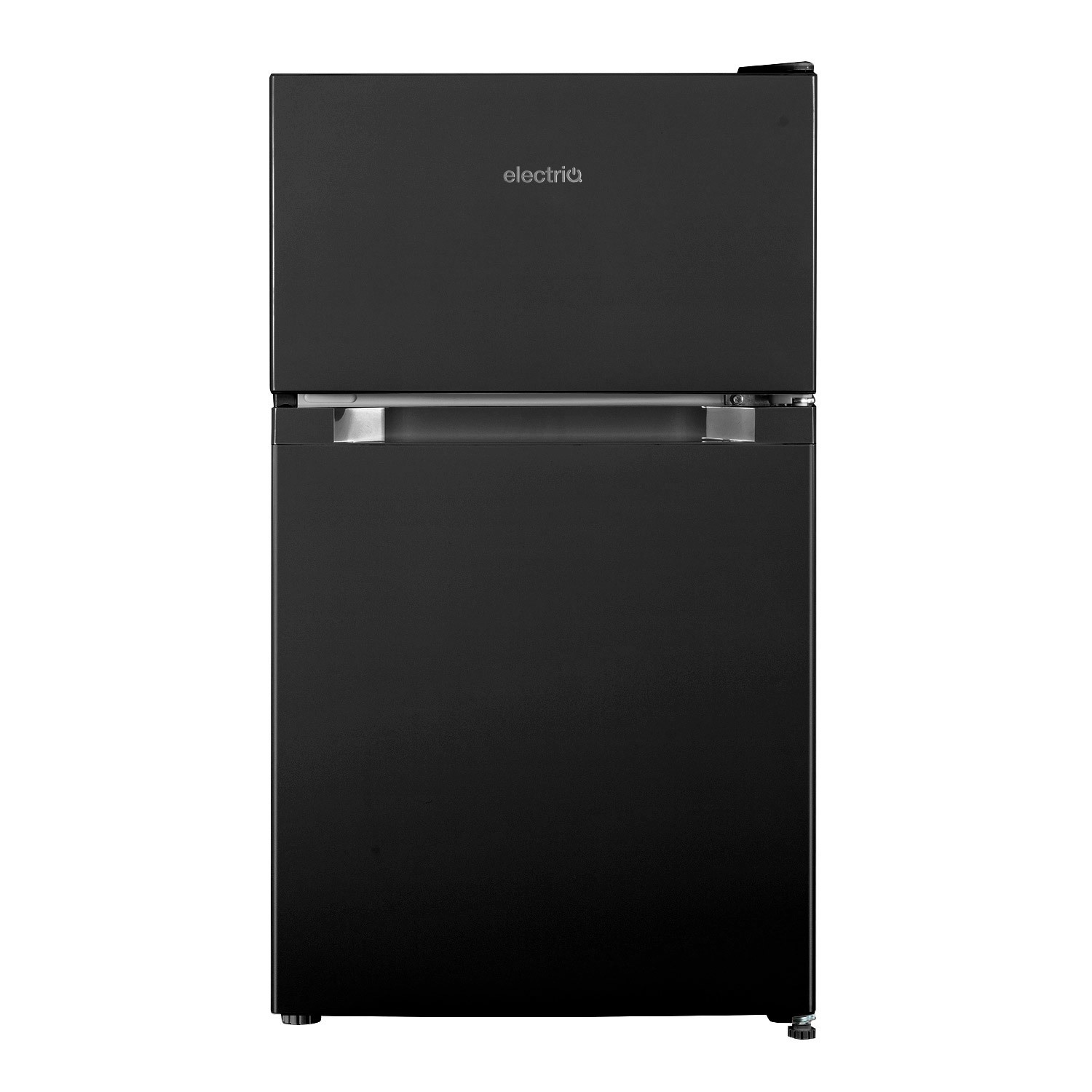 Refurbished electriQ eiqucffb Freestanding 86 Litre 60/40 Fridge Freezer Black