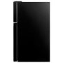 electriQ Under Counter Freestanding Fridge Freezer - Black