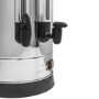 electriQ 25L Double Tap Tea & Coffee Catering Urn - Stainless Steel