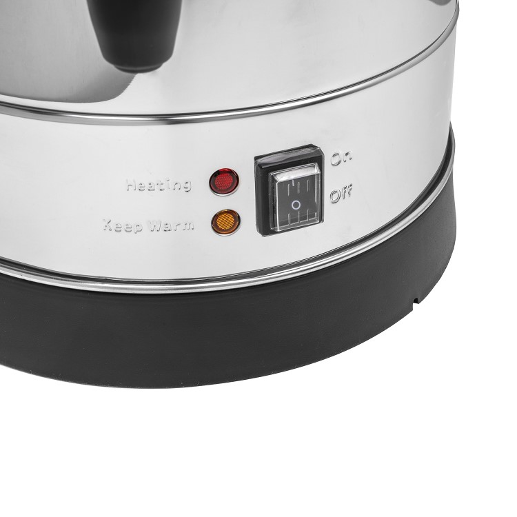 electriQ 25L Double Tap Tea & Coffee Catering Urn - Stainless Steel