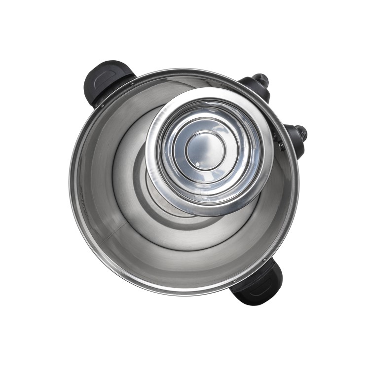 electriQ 25L Double Tap Tea & Coffee Catering Urn - Stainless Steel