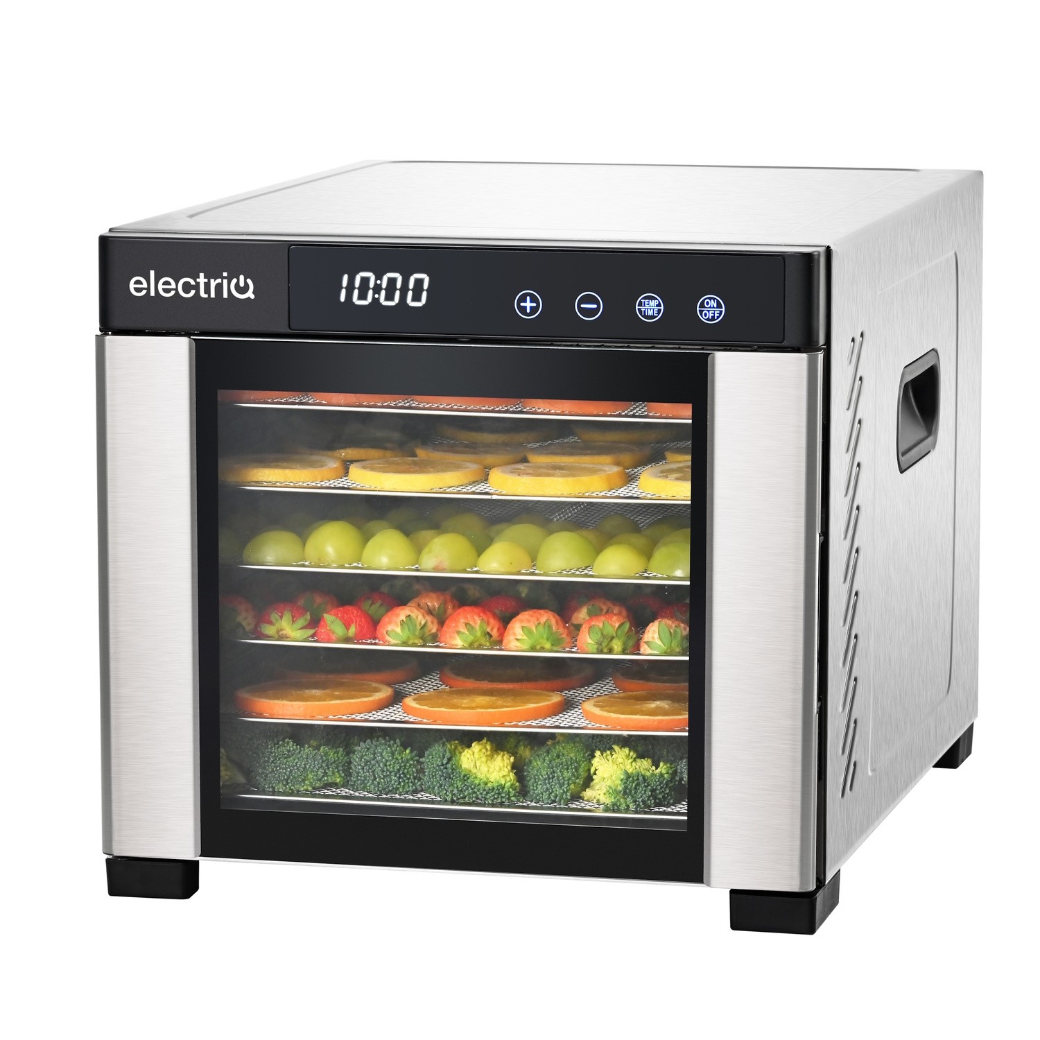 D-14 Digital Touch Screen Food Dehydrator with Stainless Steel Shelves