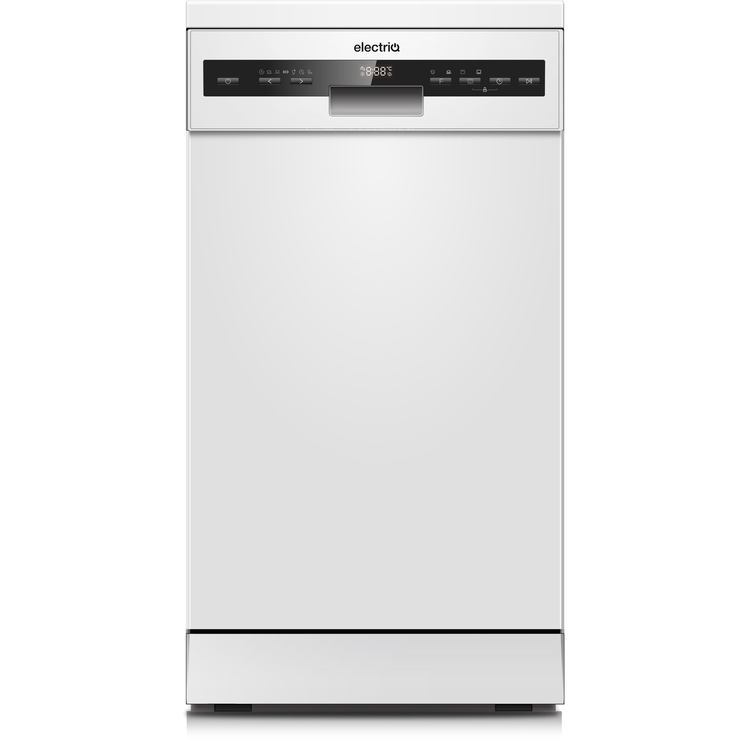 electriQ Series 2 Freestanding Slimline Dishwasher | 10 Place Settings | White