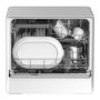 GRADE A2 - electriQ 5 Place Settings Table Top Dishwasher - White