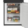 Refurbished electriQ eqfs50141ffb Freestanding 167 Litre 60/40 Fridge Freezer Black
