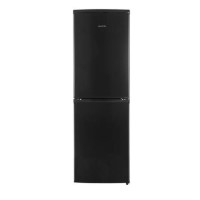 electriQ 173 Litre 50/50 Freestanding Fridge Freezer - Black