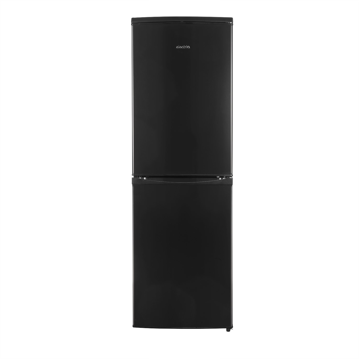 Refurbished electriQ EQFS50152FFB Freestanding 172 Litre 50/50 Frost Free Fridge Freezer Black