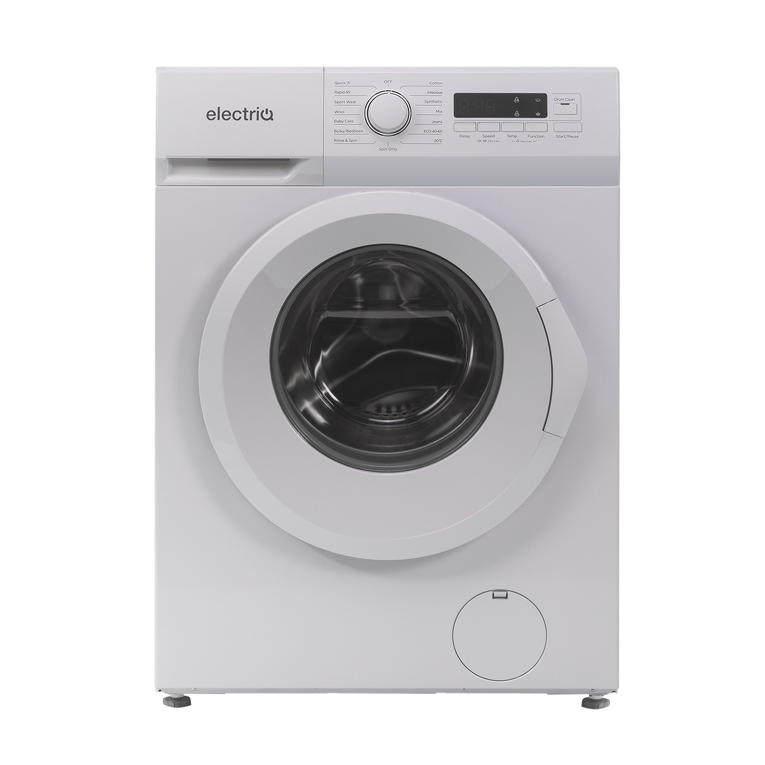 electriQ 9kg 1200rpm Freestanding Washing Machine - White