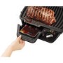GRADE A1 - Tefal gc713d40 OptiGrill+ Health Grill with 6 Automatic Settings & Cooking Sensor - Stainless Steel