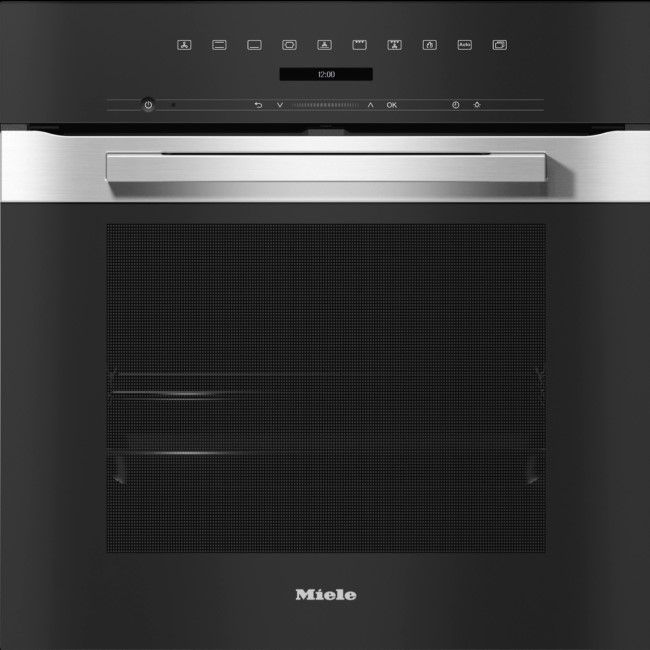 Miele 76L Multifunction Electric Built-in Single Oven - Stainless Steel