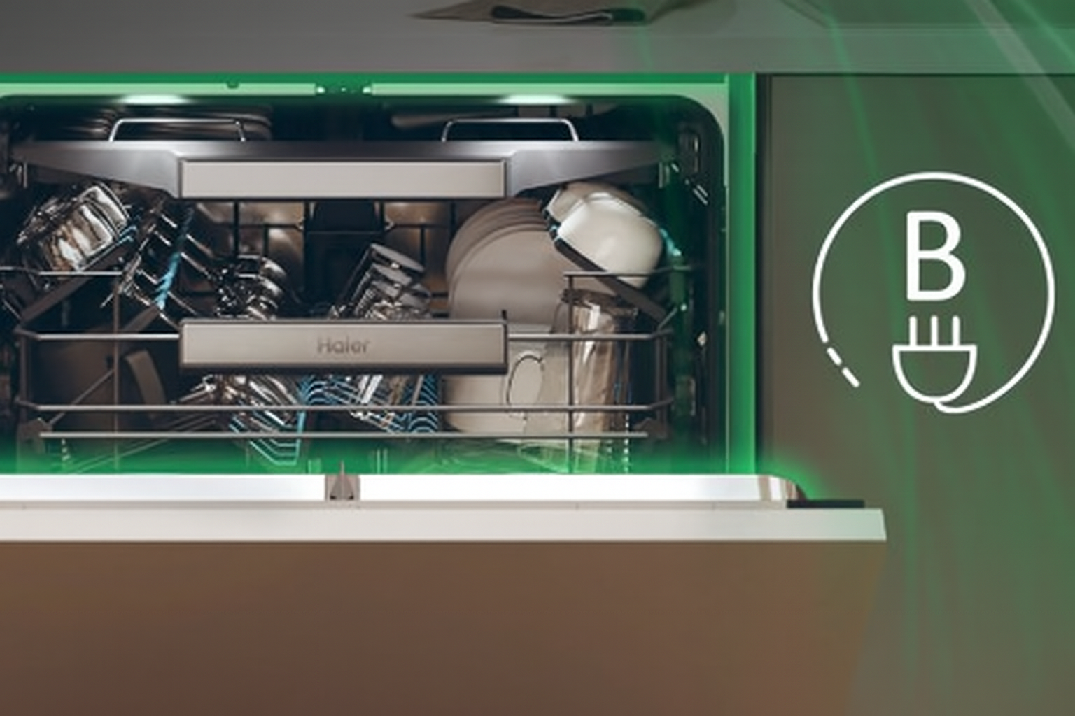 energy efficient dishwasher.