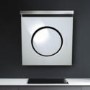 Elica IO-GME-WH iO Angled 80cm Chimney Cooker Hood White Glass with External Motor