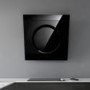 Elica IO_SE_BLK iO SE Angled 80cm Chimney Hood in Black Glass